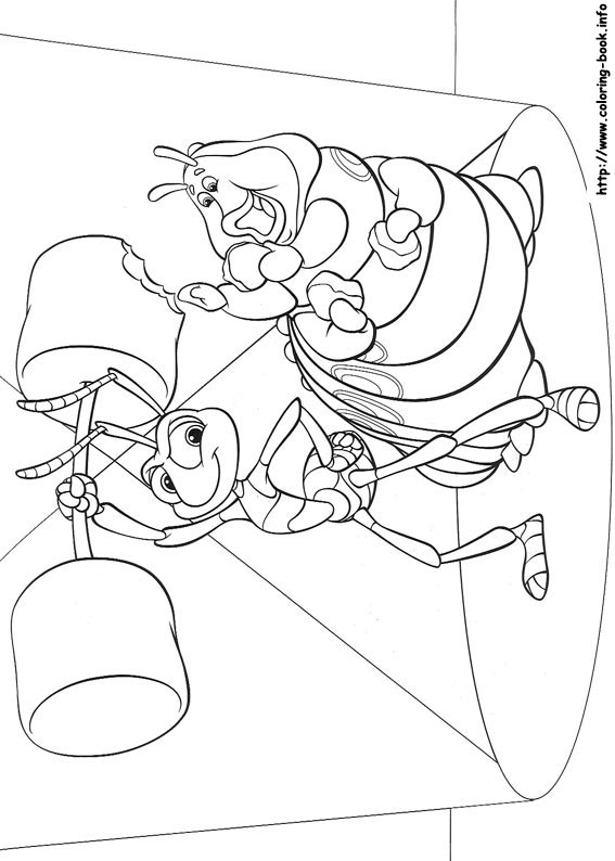 A Bug's life coloring picture
